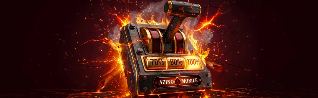Промо-баннер Азино Мобайл: бонус за депозит для игры на реальные деньги